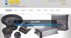 Desktop Screenshot of car-hifi-wd.de